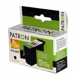 Картридж PATRON для EPSON StPhoto 870/ 1270 BLACK (CI-EPS-T007401-B-PN)