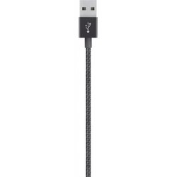 Дата кабель USB 2.0 AM to Lightning 1.2m MIXIT PREMIUM METALLIC black Belkin (F8J144BT04-BLK)
