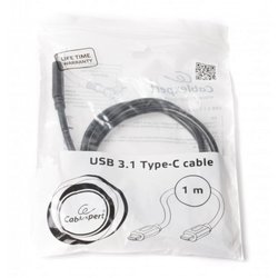 Дата кабель USB 3.1 Type-C to Type-C 1.0m Cablexpert (CCP-USB3.1-CMCM-1M)