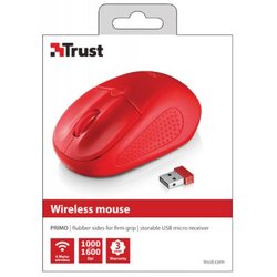 Мышка Trust Primo Wireless Mouse Red (20787)