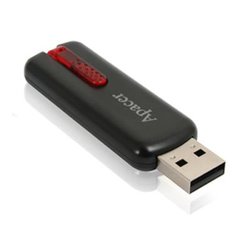 USB флеш накопитель 64GB AH326 Black RP USB2.0 Apacer (AP64GAH326B-1)