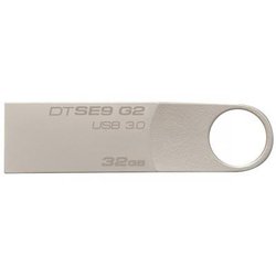 USB флеш накопитель Kingston 32GB DataTraveler SE9 G2 Metal Silver USB 3.0 (DTSE9G2/32GB) ― 