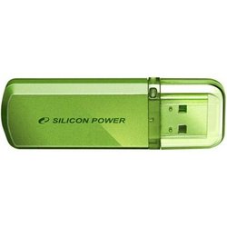 USB флеш накопитель Silicon Power 8Gb Helios 101 green (SP008GBUF2101V1N) ― 