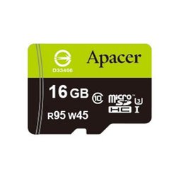 Карта памяти Apacer 16GB microSDHC UHS-I (95/45) Class10 w/0 Adapter RP (AP16GMCSH10U3-R) ― 