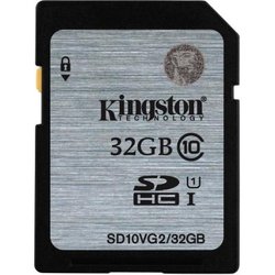 Карта памяти Kingston 32GGB SDHC Class10 UHS-I (SD10VG2/32GB) ― 