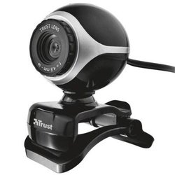 Веб-камера Trust EXIS WEBCAM BLCK-SLVR (17003) ― 