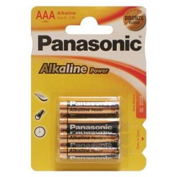 Батарейка PANASONIC LR03 Alkaline Power * 4 (LR03REB/4BPR)