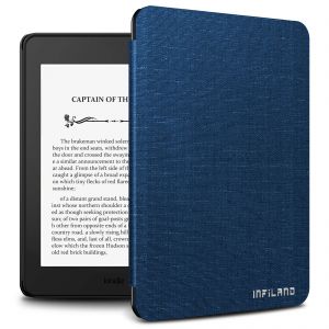 Обложка Infiland Premium для Kindle Paperwhite 10th Gen, Navy Blue
